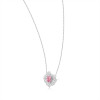 RichandRare-COLLECTOR-PINK SPINEL AND DIAMOND 'FLORAL' PENDENT NECKLACE